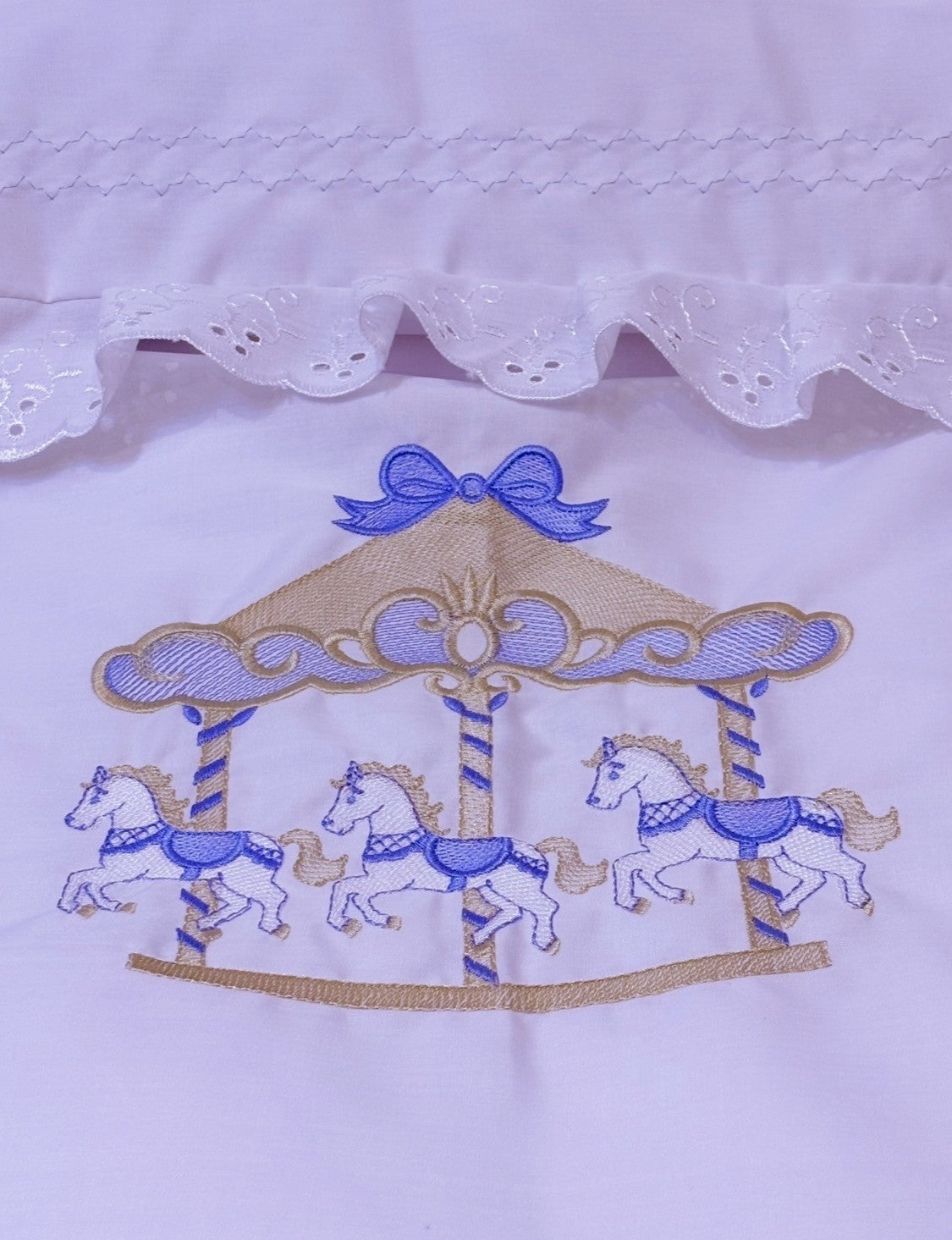 Carousel Deluxe Pram Quilt