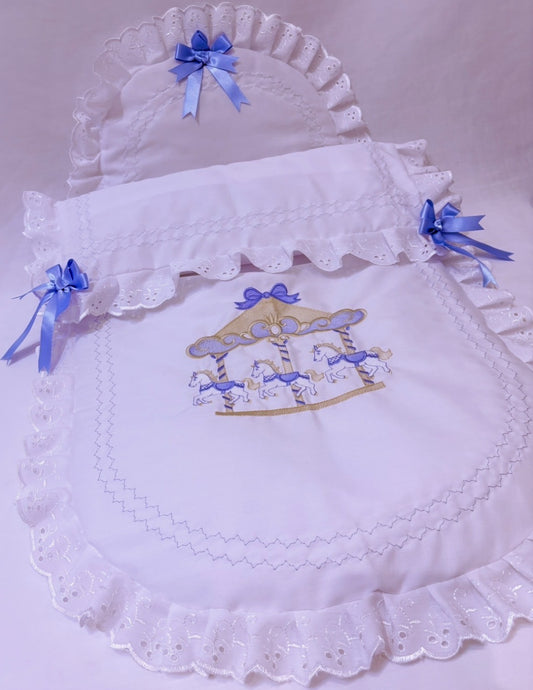 Carousel Deluxe Pram Quilt