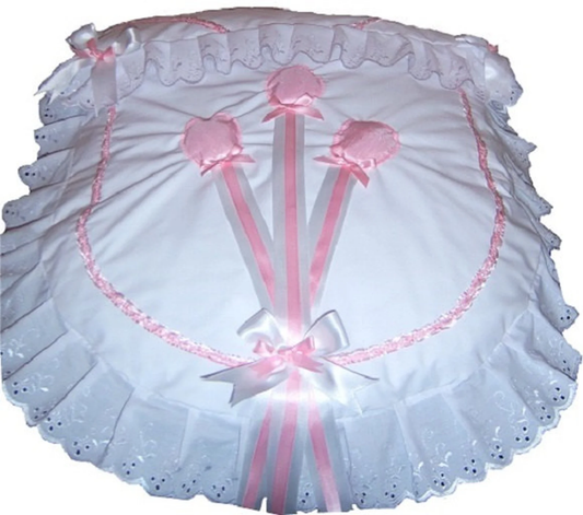 Baby Pram quilt and Pillow set Stroller 'Balloons' Perfect gift will fit any pram made to order